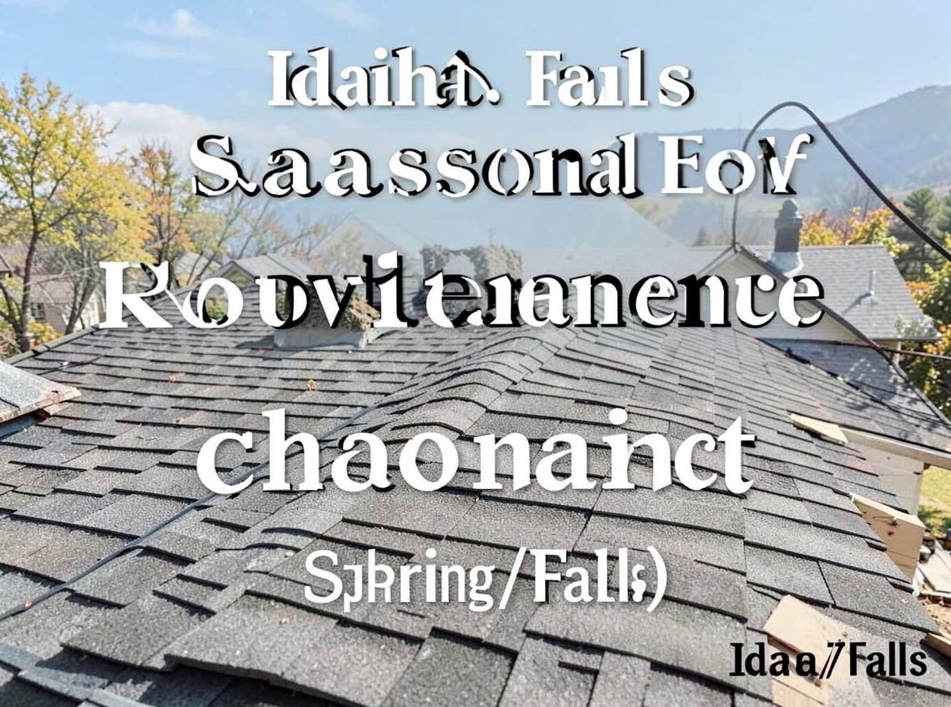 Idaho Falls Seasonal Roof Maintenance Checklist (Spring/Fall)